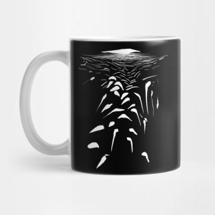 minimal dystoptical landscape INK Mug